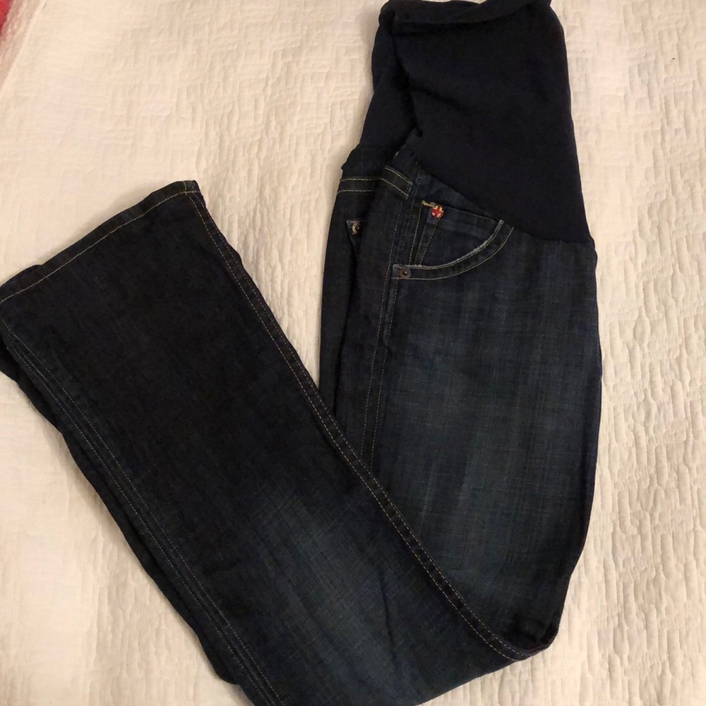 Designer maternity jeans